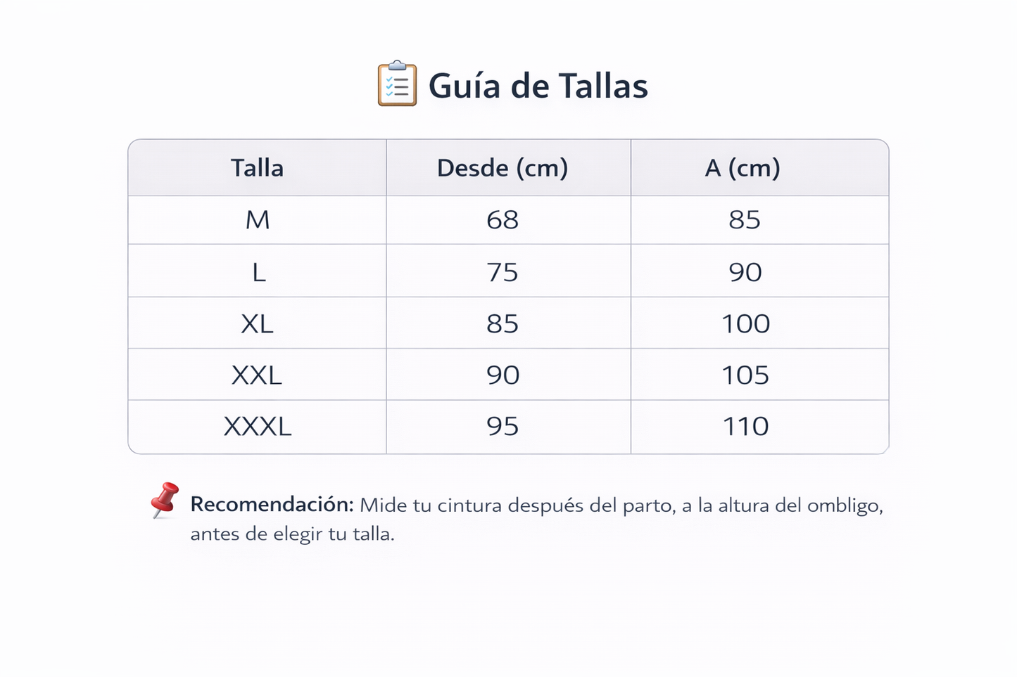 Faja Post Parto 2 en 1 de Algodón – Recuperación Cómoda y Segura