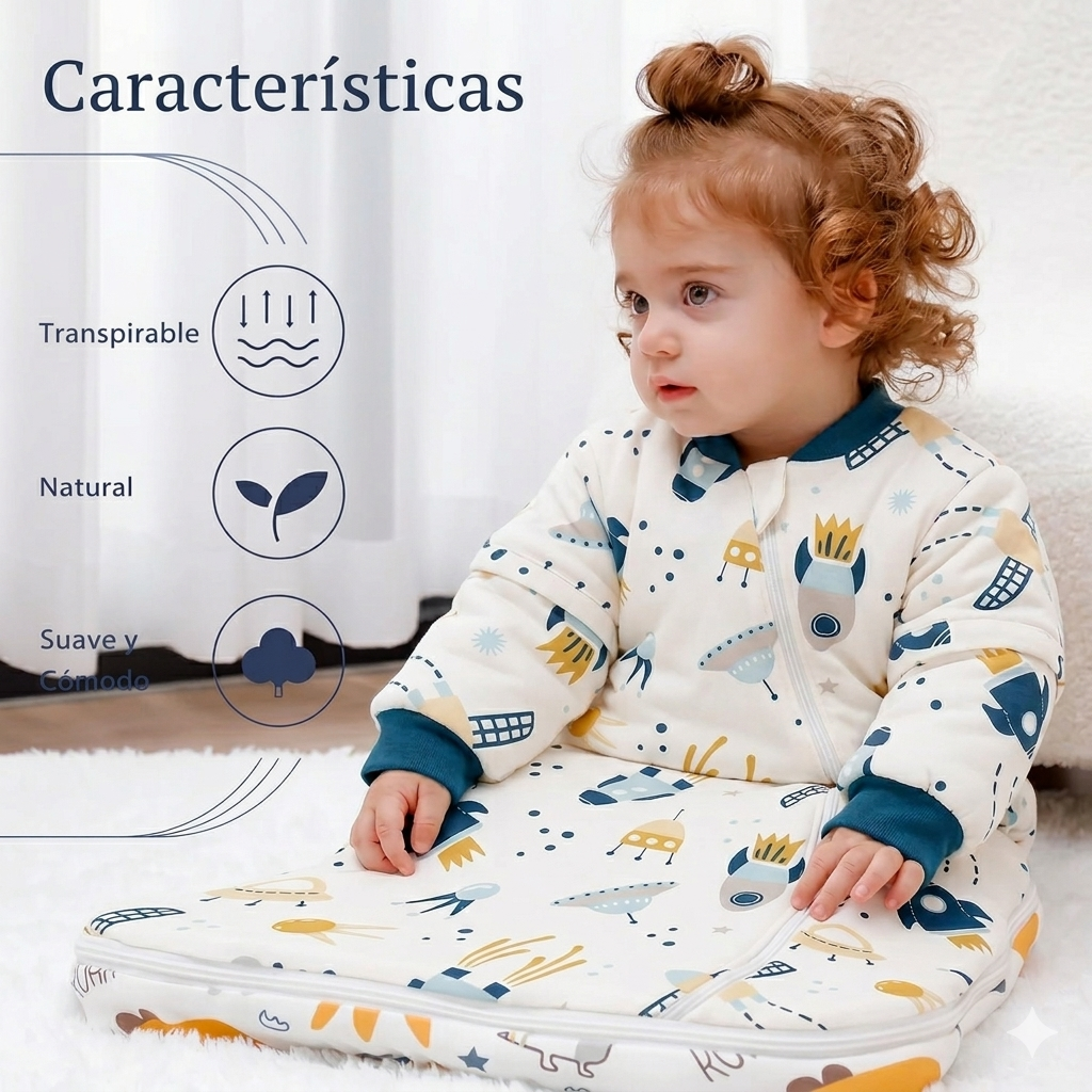 Saco de Dormir Bebé TOG 2.5 ( 0-6 meses)