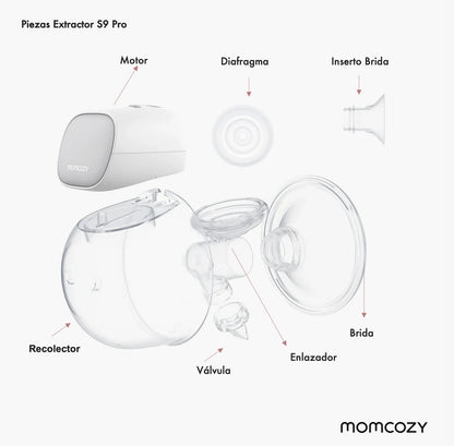Diafragma + Válvula Para Extractor de Leche Materna S9/S12/ S9Pro/ S12Pro Momcozy