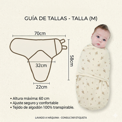 Swaddle para Bebé – Envoltura que Calma y Mejora el Sueño