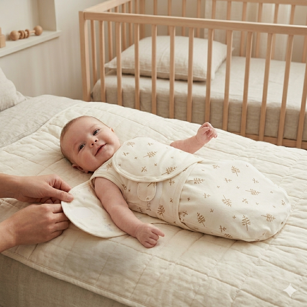 Swaddle para Bebé – Envoltura que Calma y Mejora el Sueño