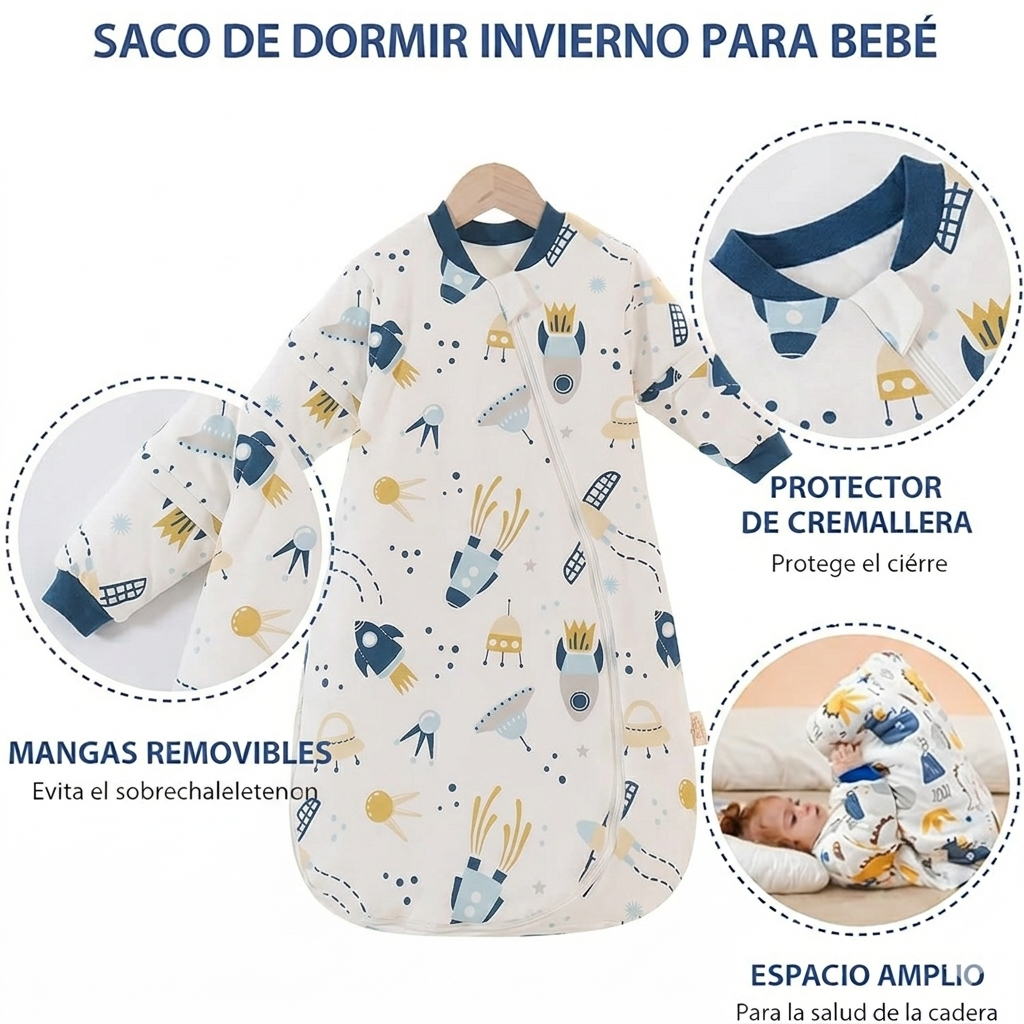 Saco de Dormir Bebé TOG 2.5 ( 0-6 meses)