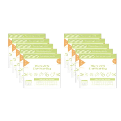Bolsas Esterilizadoras Reutilizables para Microondas – Pack x 10