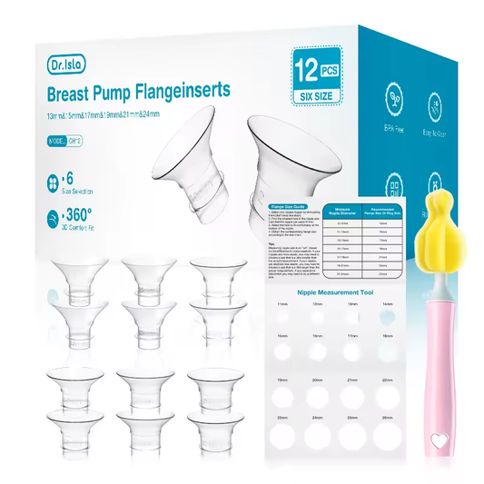 Set Completo de Adaptadores de Pezón para Extractor de Leche (12 Piezas)
