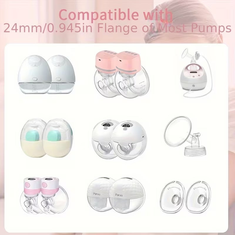 Set Completo de Adaptadores de Pezón para Extractor de Leche (8 Piezas)